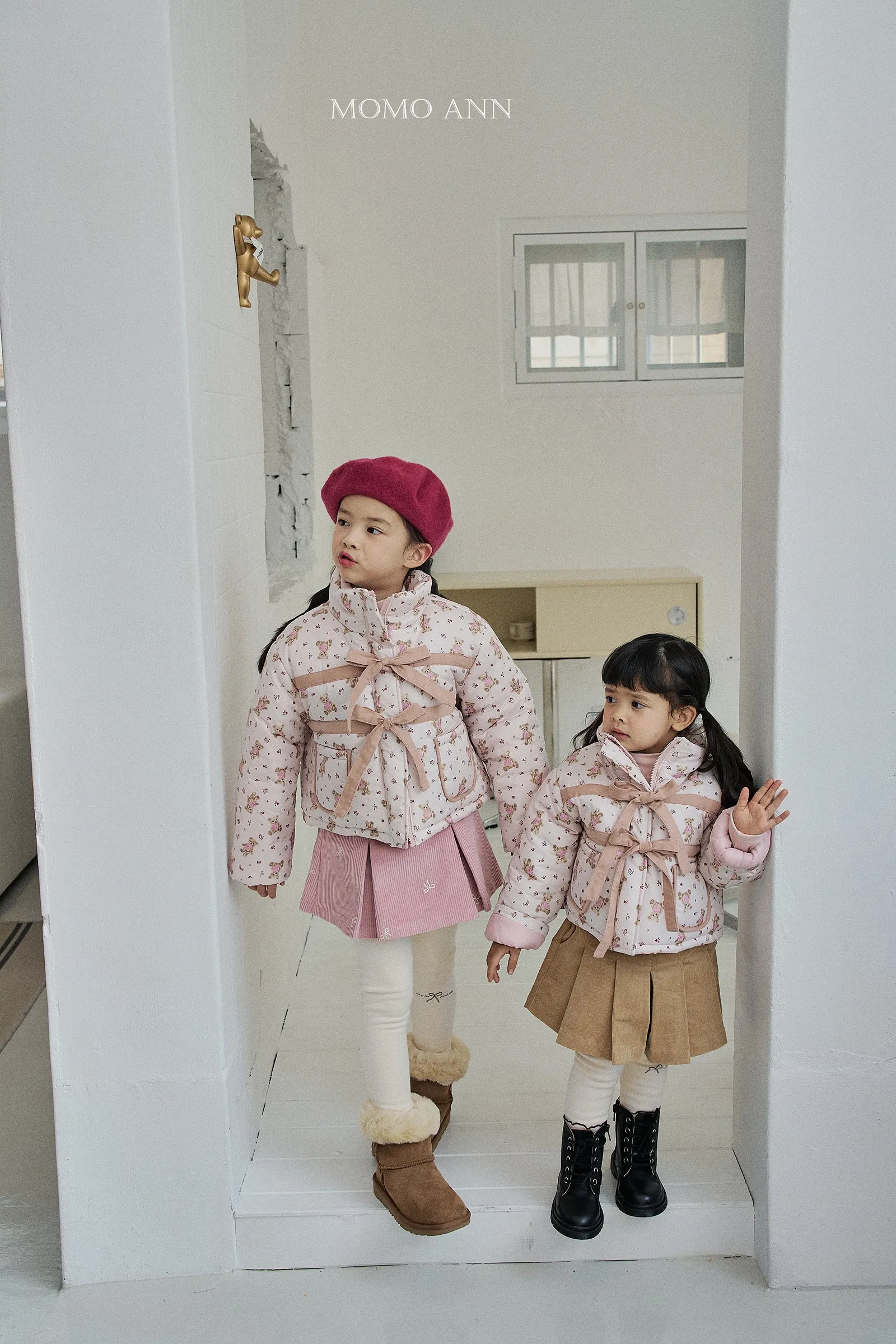 MOMOANN KIDS RIBBON PADDED JACKET **PREORDER