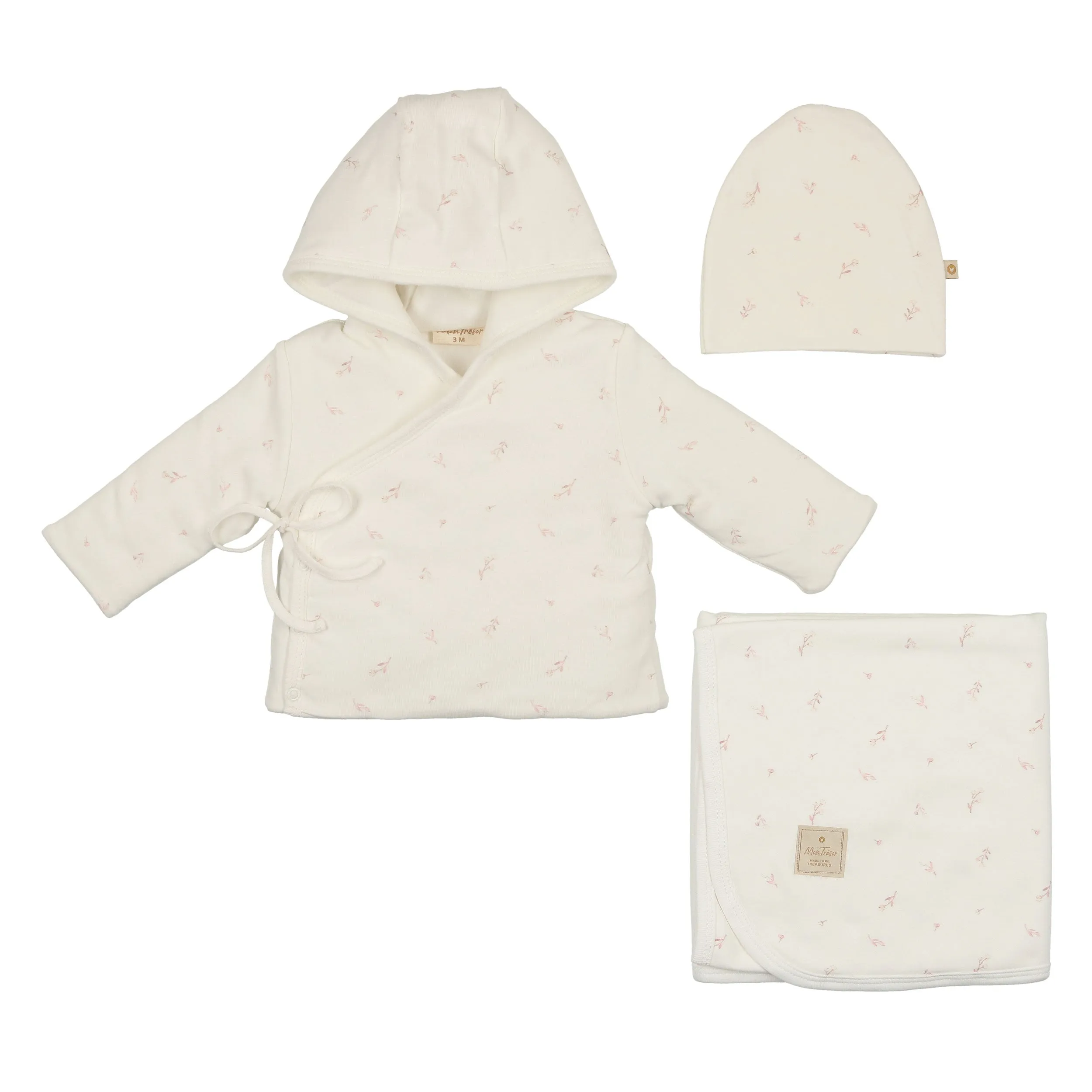 Nature's Print Jacket Layette Set