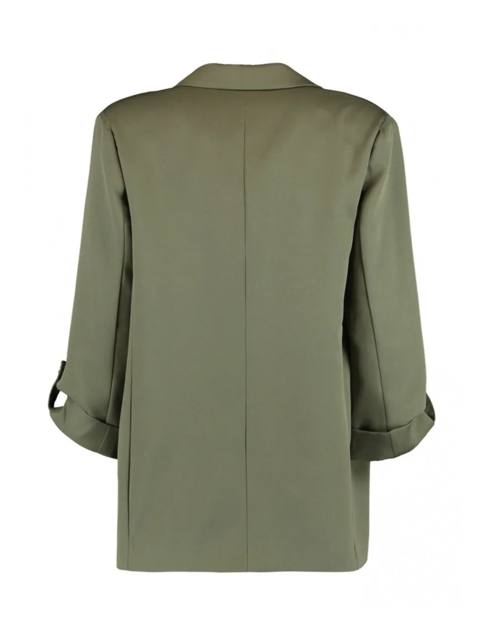 Nea Khaki 3/4 Sleeve Blazer