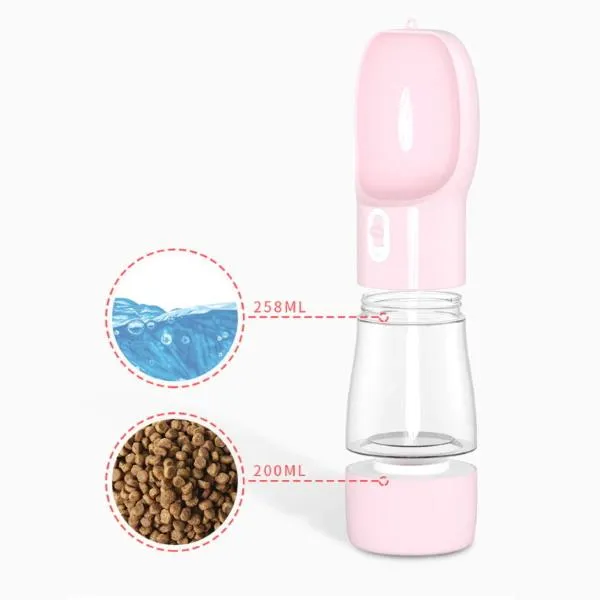 On-The-Go Water & Snack Bottle