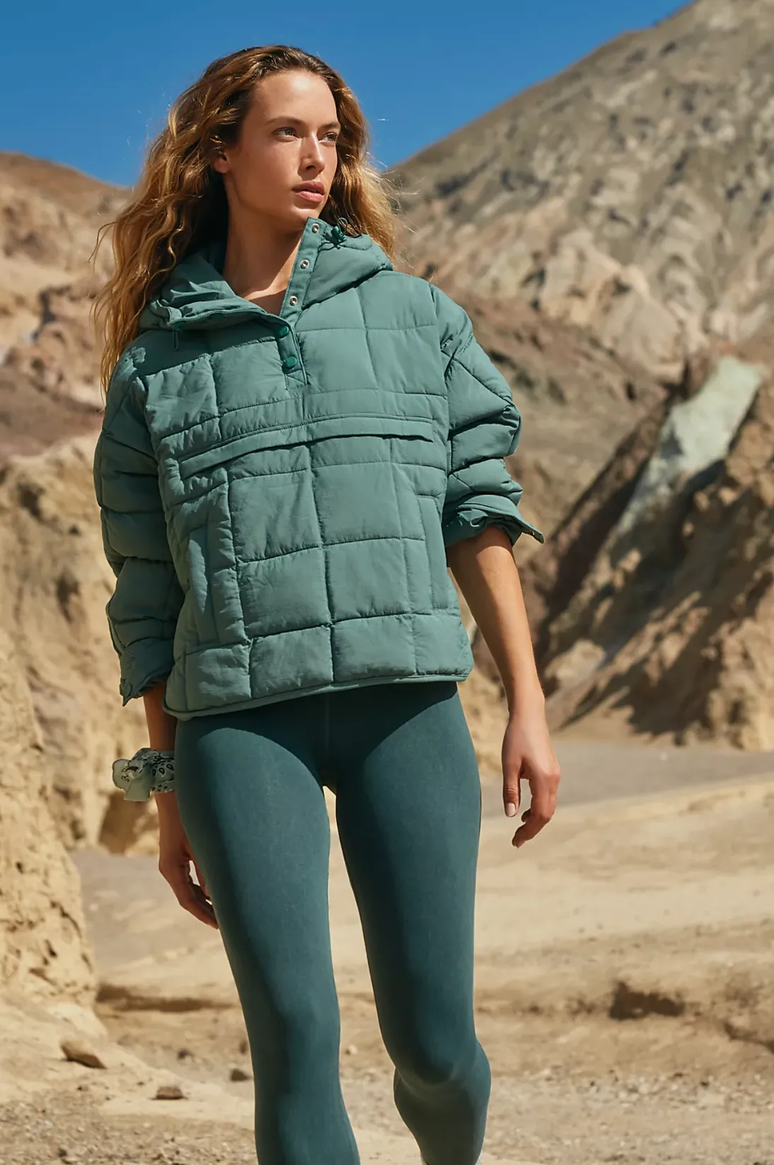 Pippa Packable Pullover, Glacier Mist