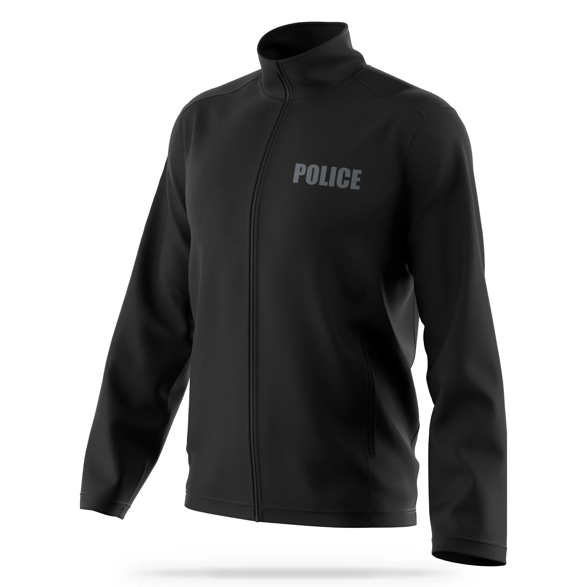 [POLICE] Reflective Soft Shell Jacket [BLK/REF]