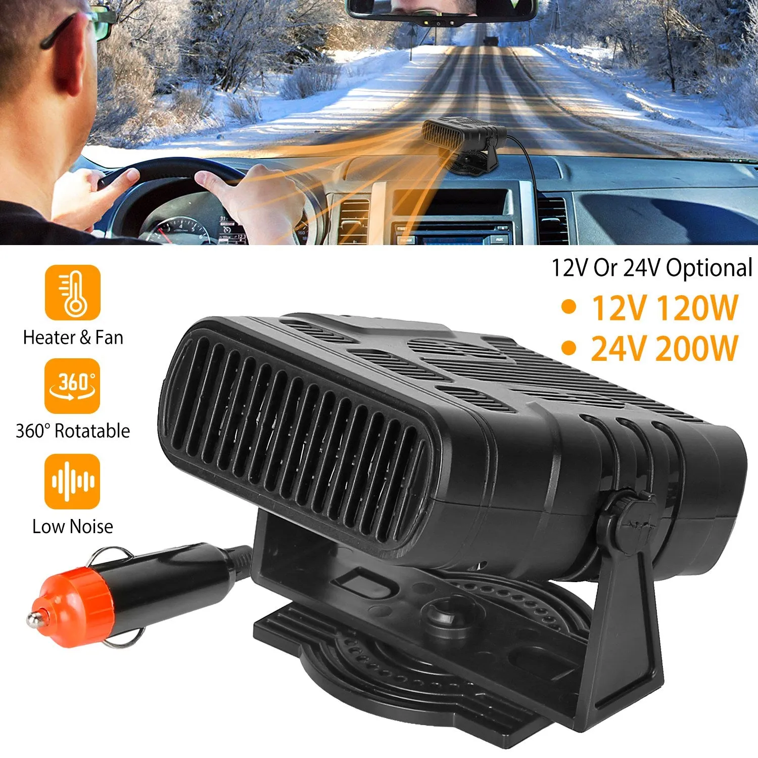 Portable Car Heating Fan