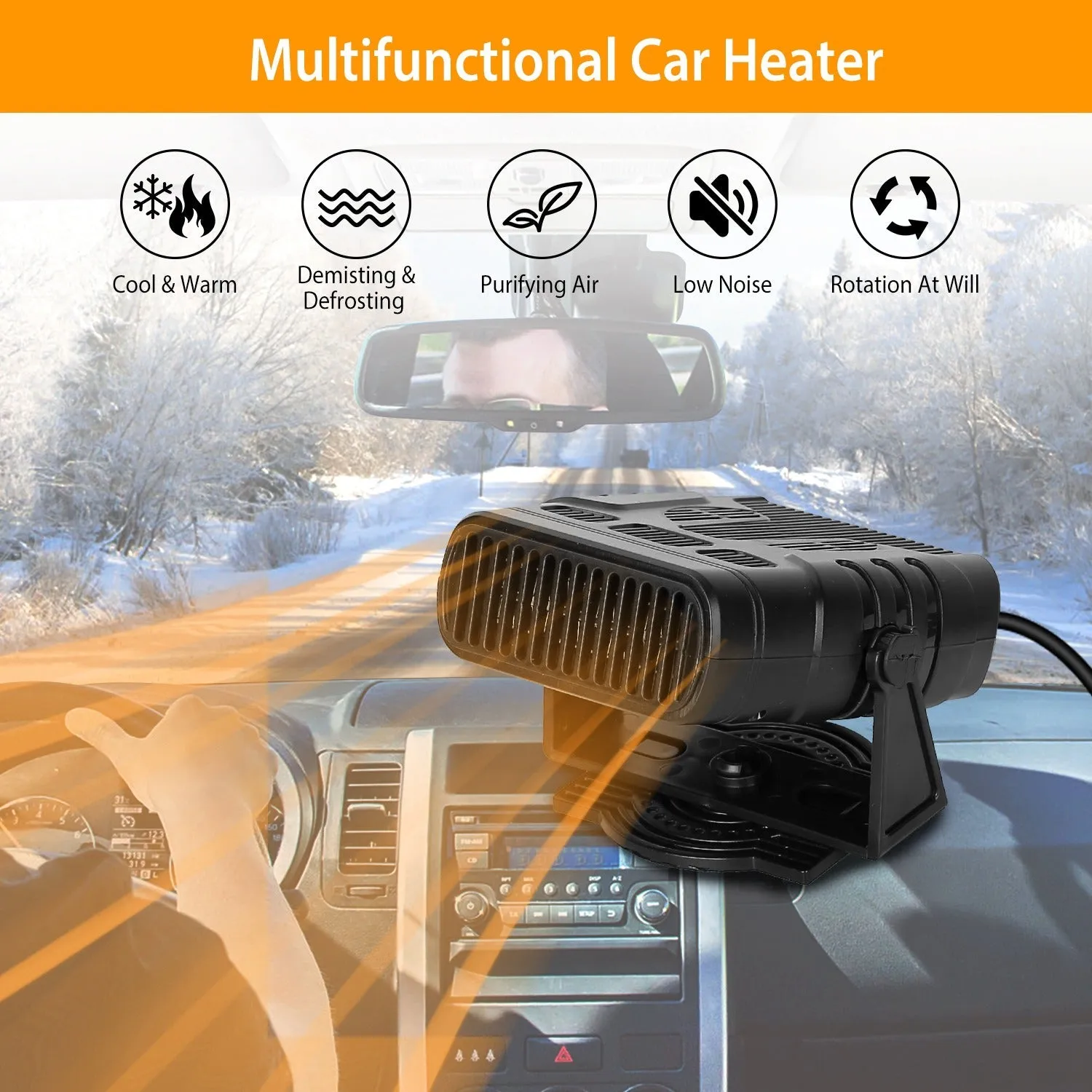 Portable Car Heating Fan