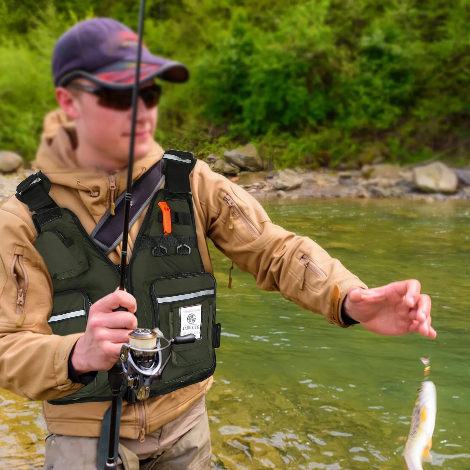 Portable Multi-pockets Waterproof Vests