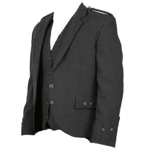 Premium Quality Argyle Blazer Wool Jacket with Vest - Mastered Fashion