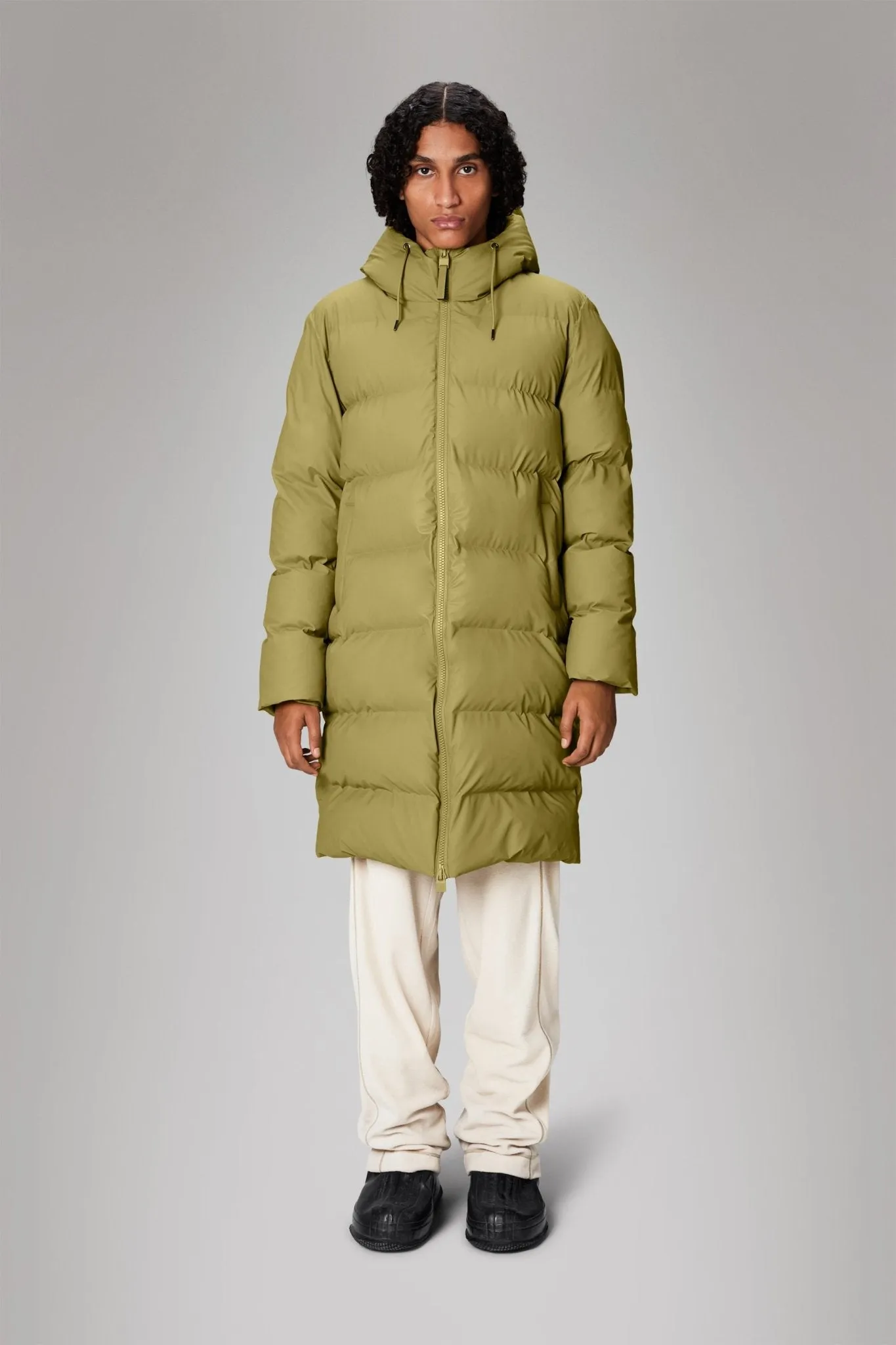 RAINS ALTA Longer Puffer Jacket W3T4