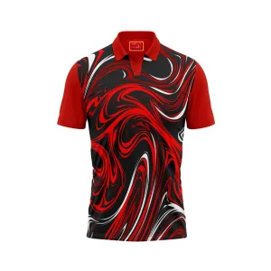 Red Polo Neck Half Sleeve T Shirt Nextprint M161