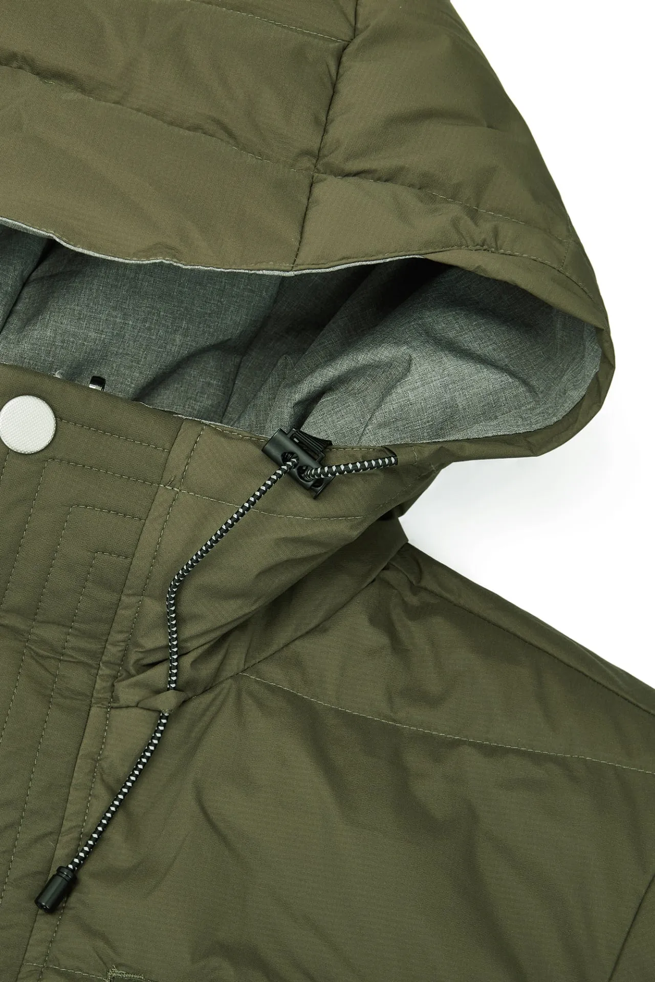 Reversible Teflon Mid Down Jacket