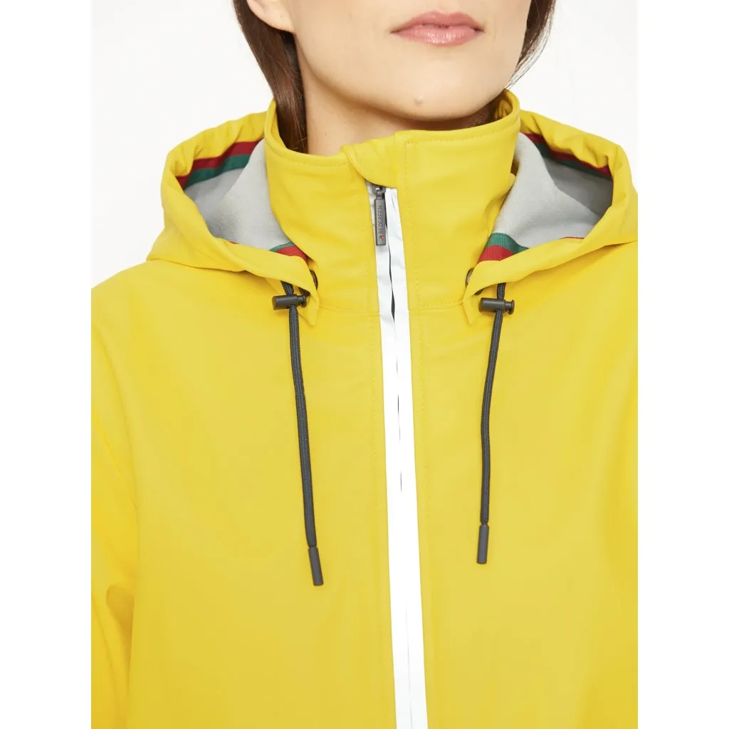 Silla PU Jacket - Bright Yellow