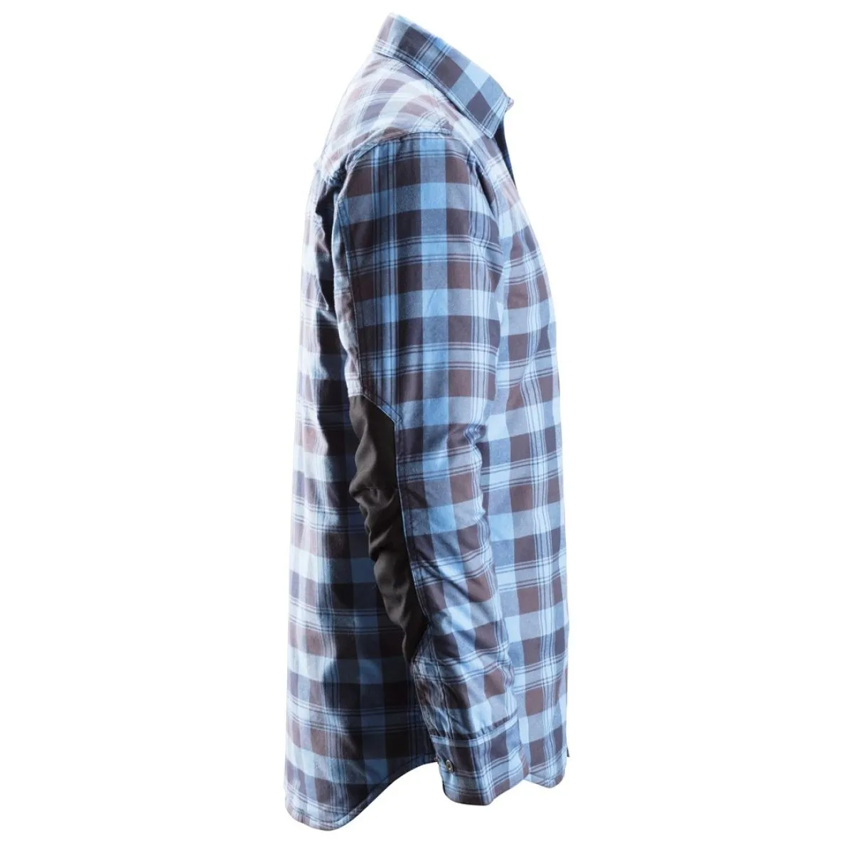 Snickers&#x20;8501&#x20;RuffWork,&#x20;Padded&#x20;Flannel&#x20;Checked&#x20;l&#x2F;s&#x20;Shirt&#x20;-&#x20;Navy&#x2F;Cloud&#x20;Blue