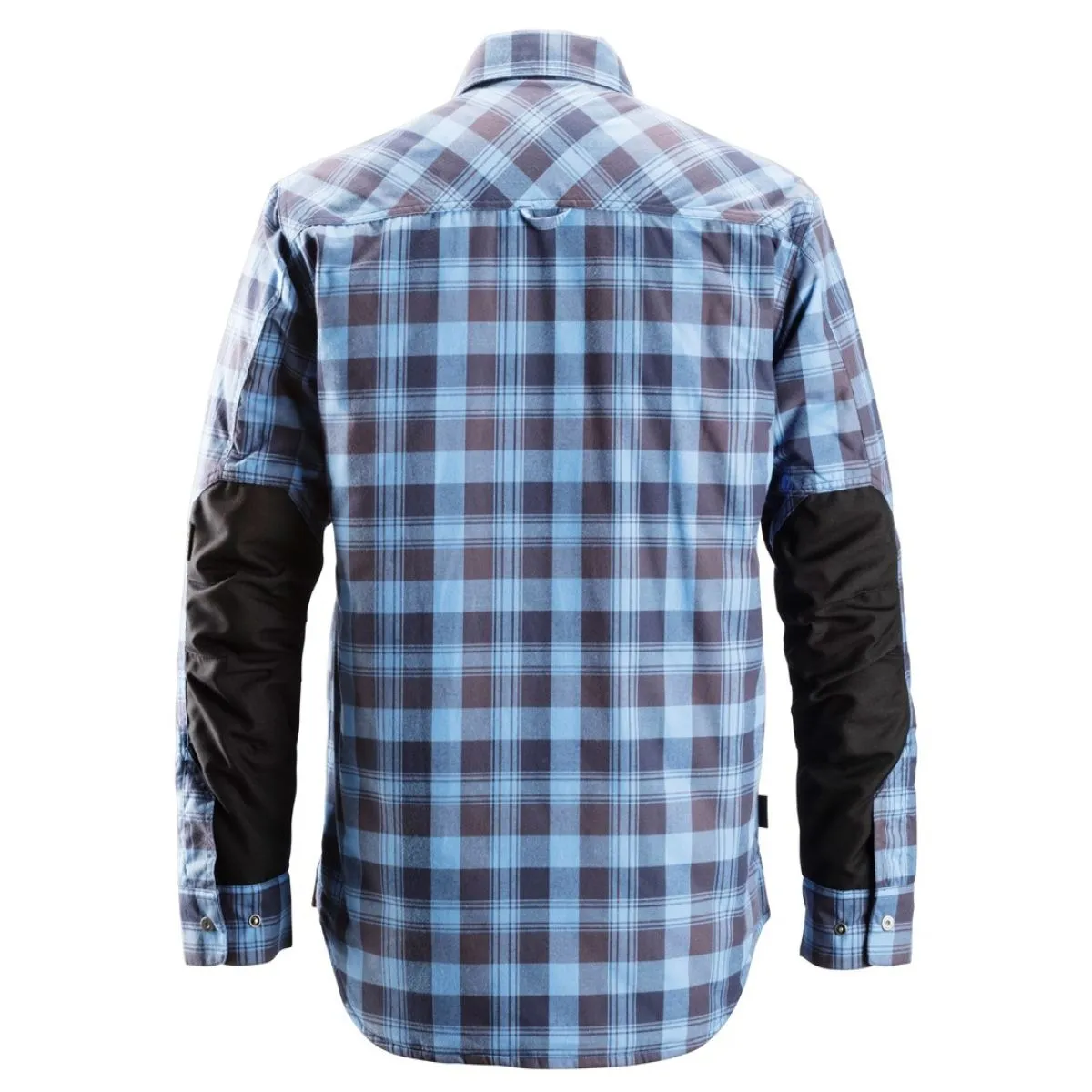 Snickers&#x20;8501&#x20;RuffWork,&#x20;Padded&#x20;Flannel&#x20;Checked&#x20;l&#x2F;s&#x20;Shirt&#x20;-&#x20;Navy&#x2F;Cloud&#x20;Blue