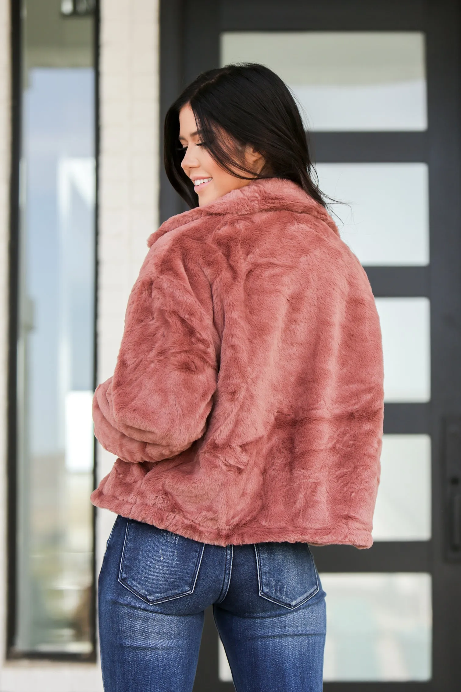 Soft Faux Fur Jacket