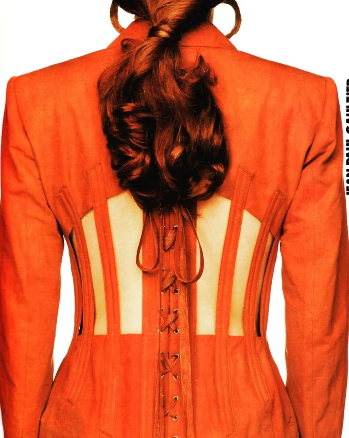 Spring 1989 Jean Paul Gaultier Cut Out Corset or Cage Jacket