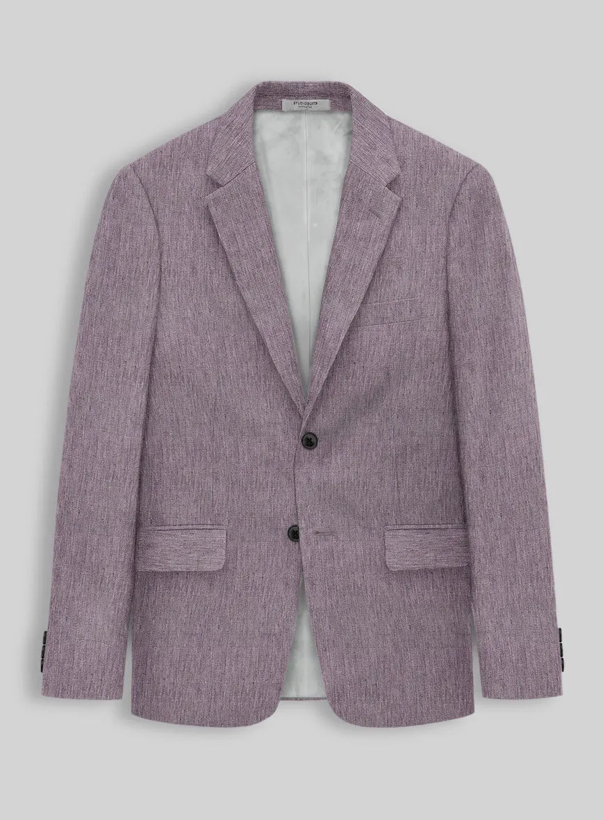 Stylbiella Spring Purple Linen Jacket