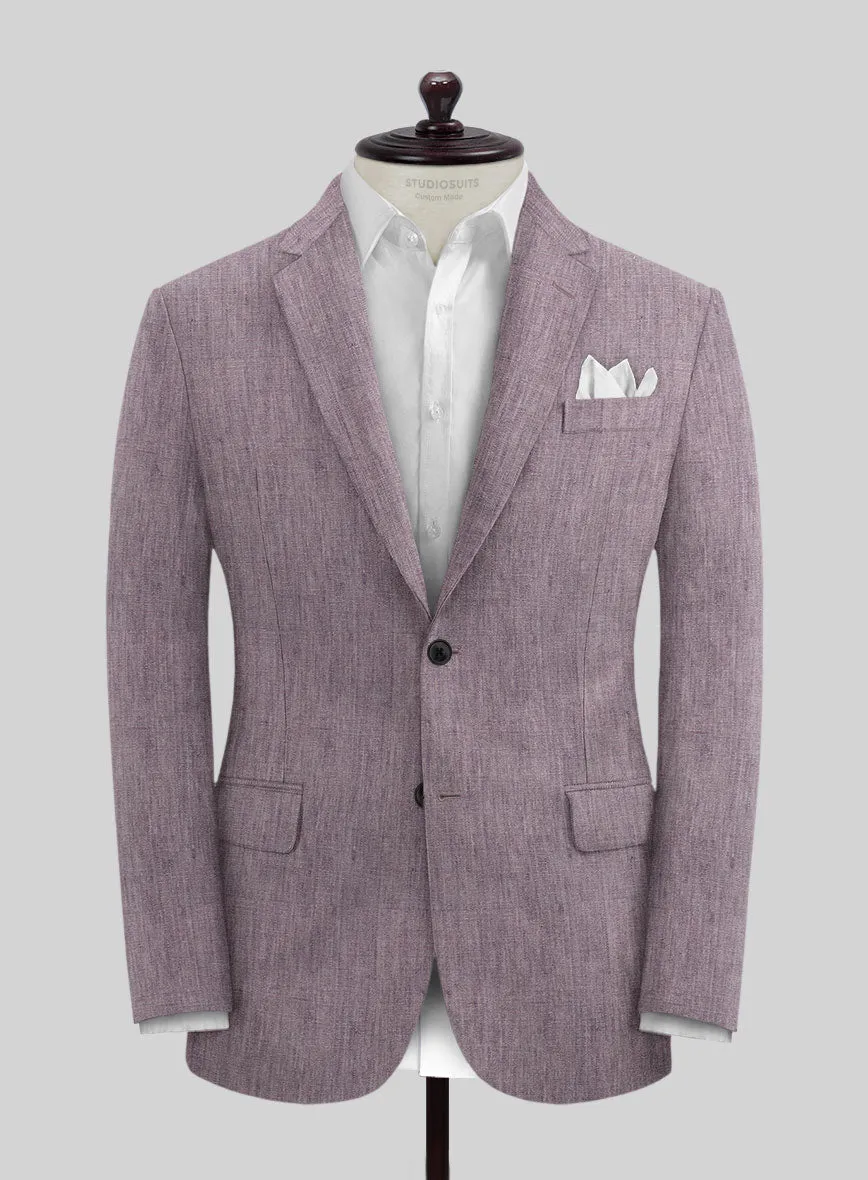 Stylbiella Spring Purple Linen Jacket