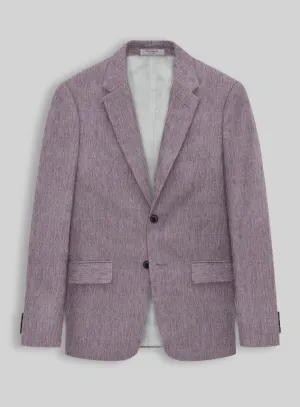 Stylbiella Spring Purple Linen Jacket