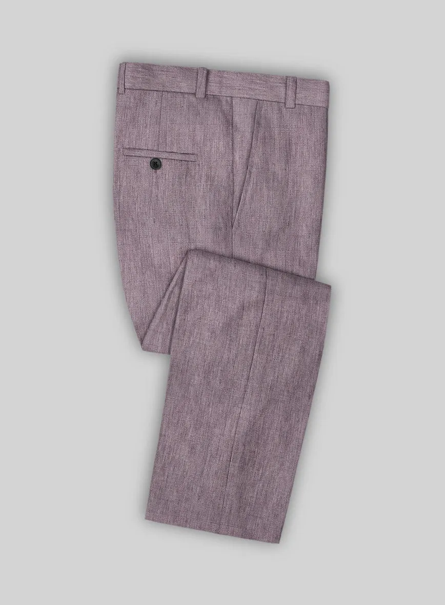 Stylbiella Spring Purple Linen Suit