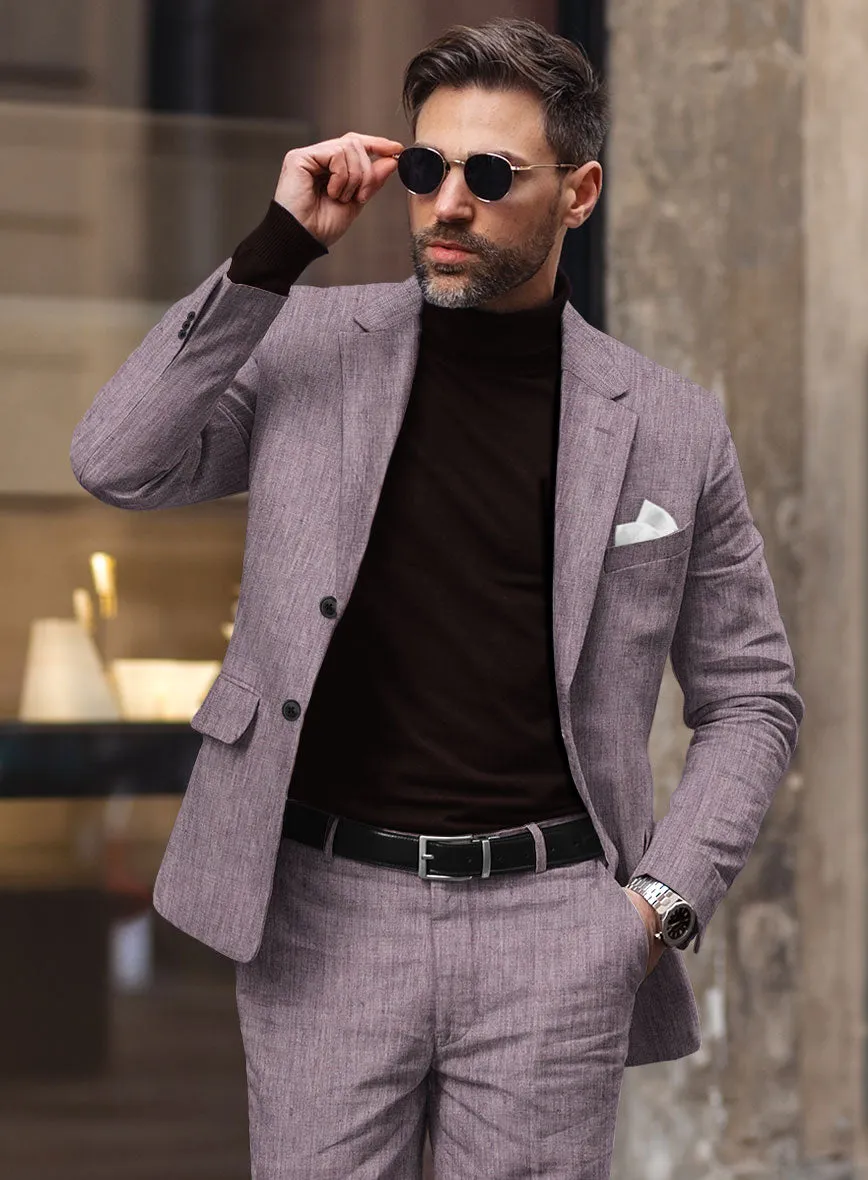 Stylbiella Spring Purple Linen Suit