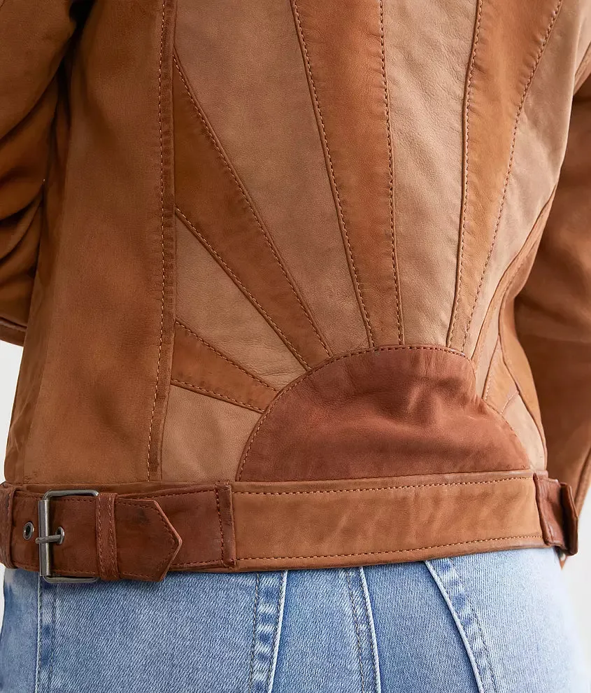 Sunny Leather Jacket (Cognac)