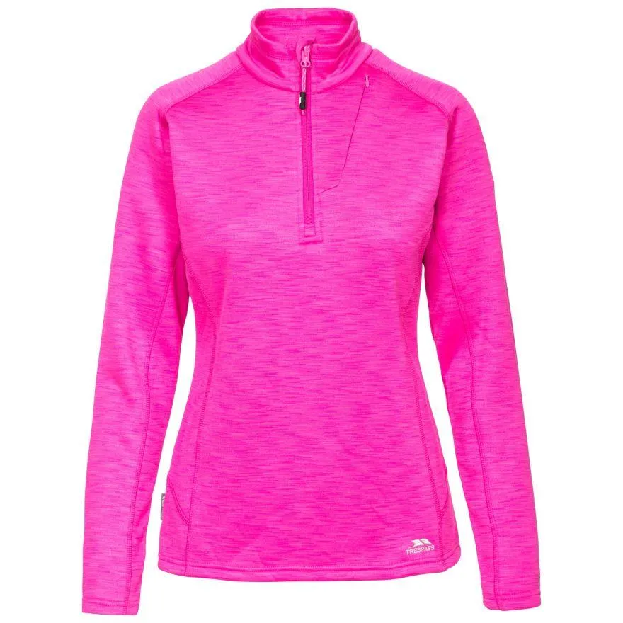 Trespass Womens Fairford Fleece Half Zip Pullover Jumper