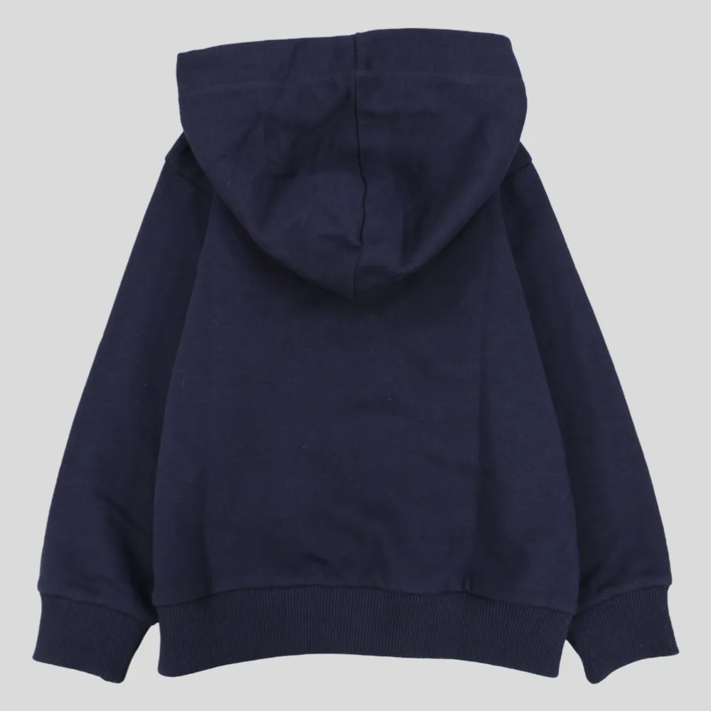 Unisex Plain Long-Sleeved Hooded Jacket