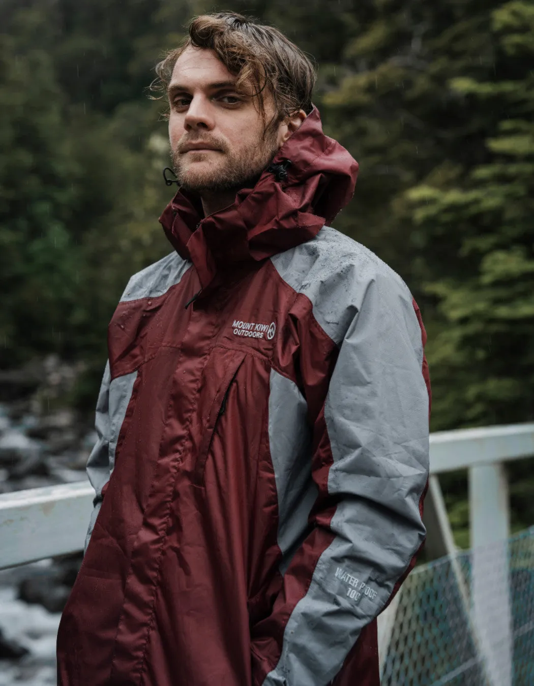 Ventura Waterproof Rain Jacket - Men Red