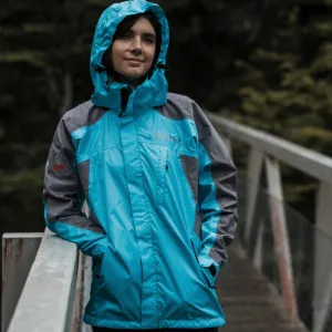 Ventura Waterproof Rain Jacket - Women Aqua