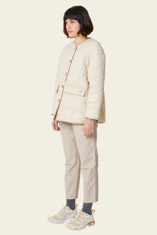 Warm Sand Mica Quilted Jacket