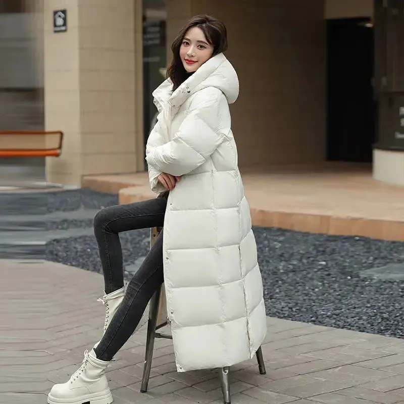 Warm Side Slit Cotton Padded Jacket