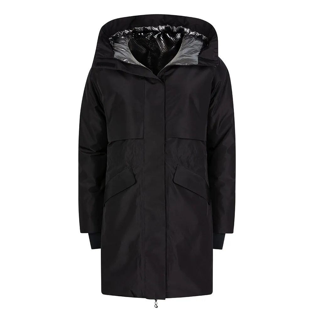 Waterproof reversible Puffer Jacket - Black