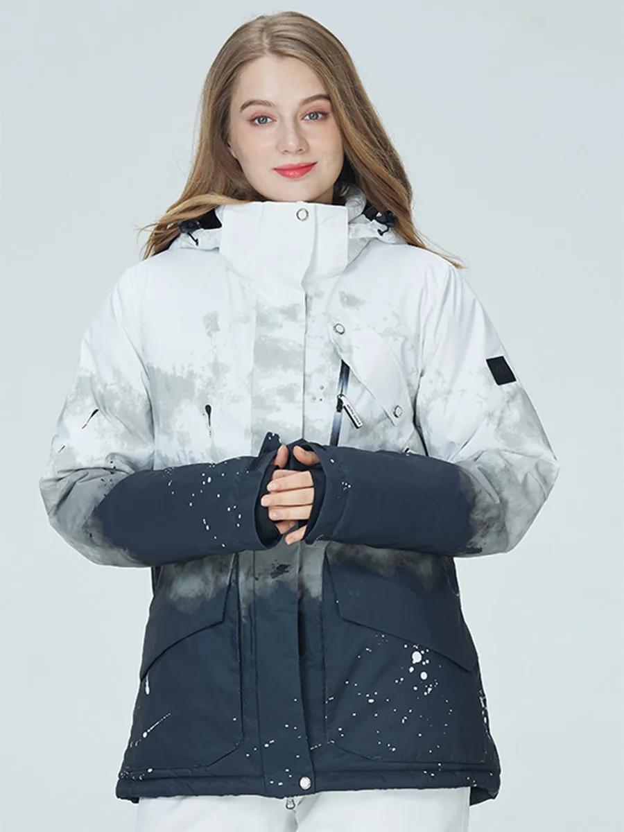 Windproof Women Insulated Ski Jacket