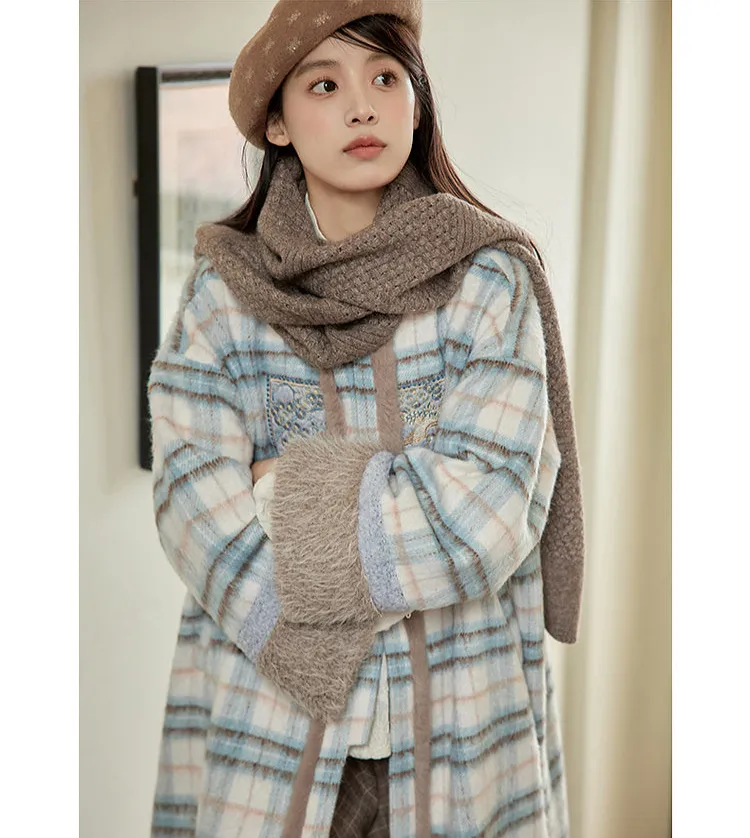 Xue Hou 雪后 After the Snow Modernized Ming Yuanling Pi Ao Fuzzy Coat & Xuanqun Skirt Set