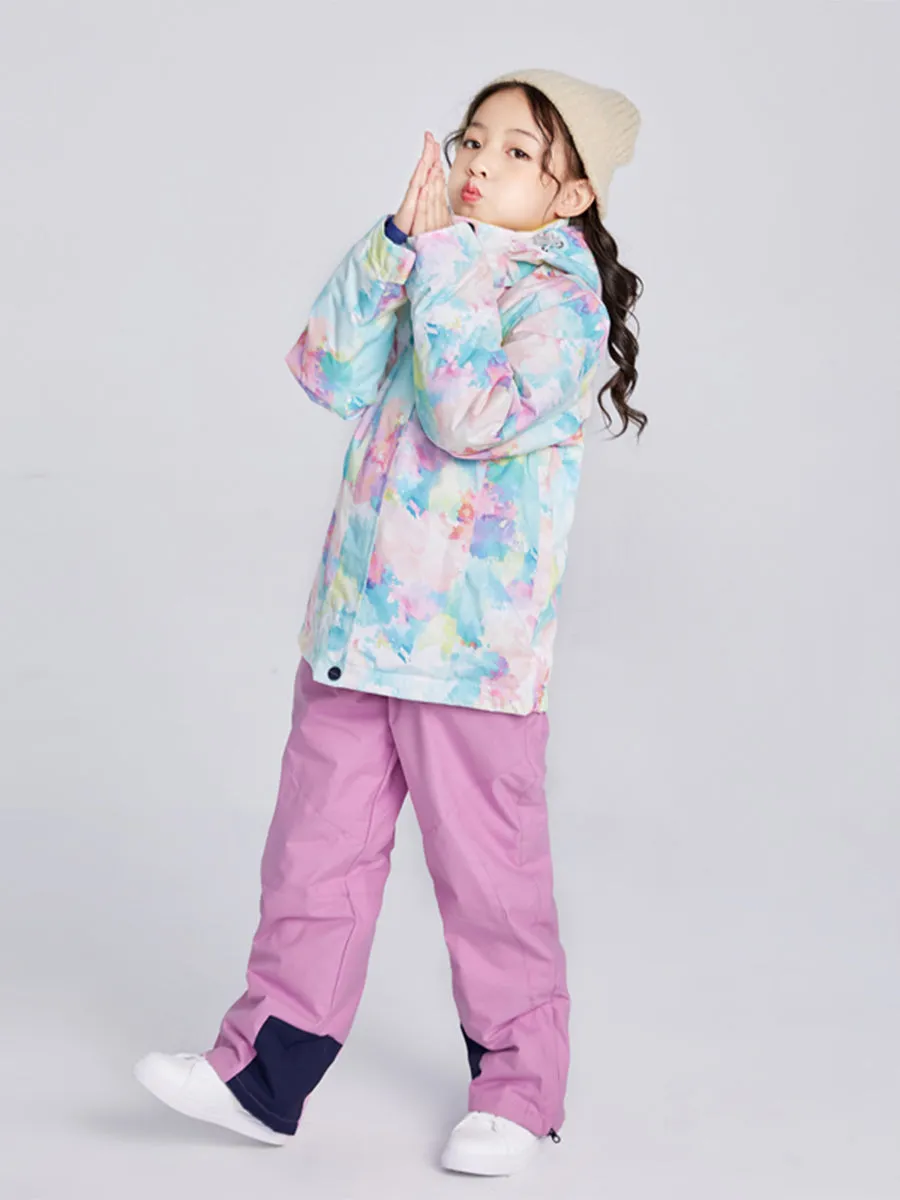 Yeefine Girls Colorful Winter Warm Snowboard Ski Jacket