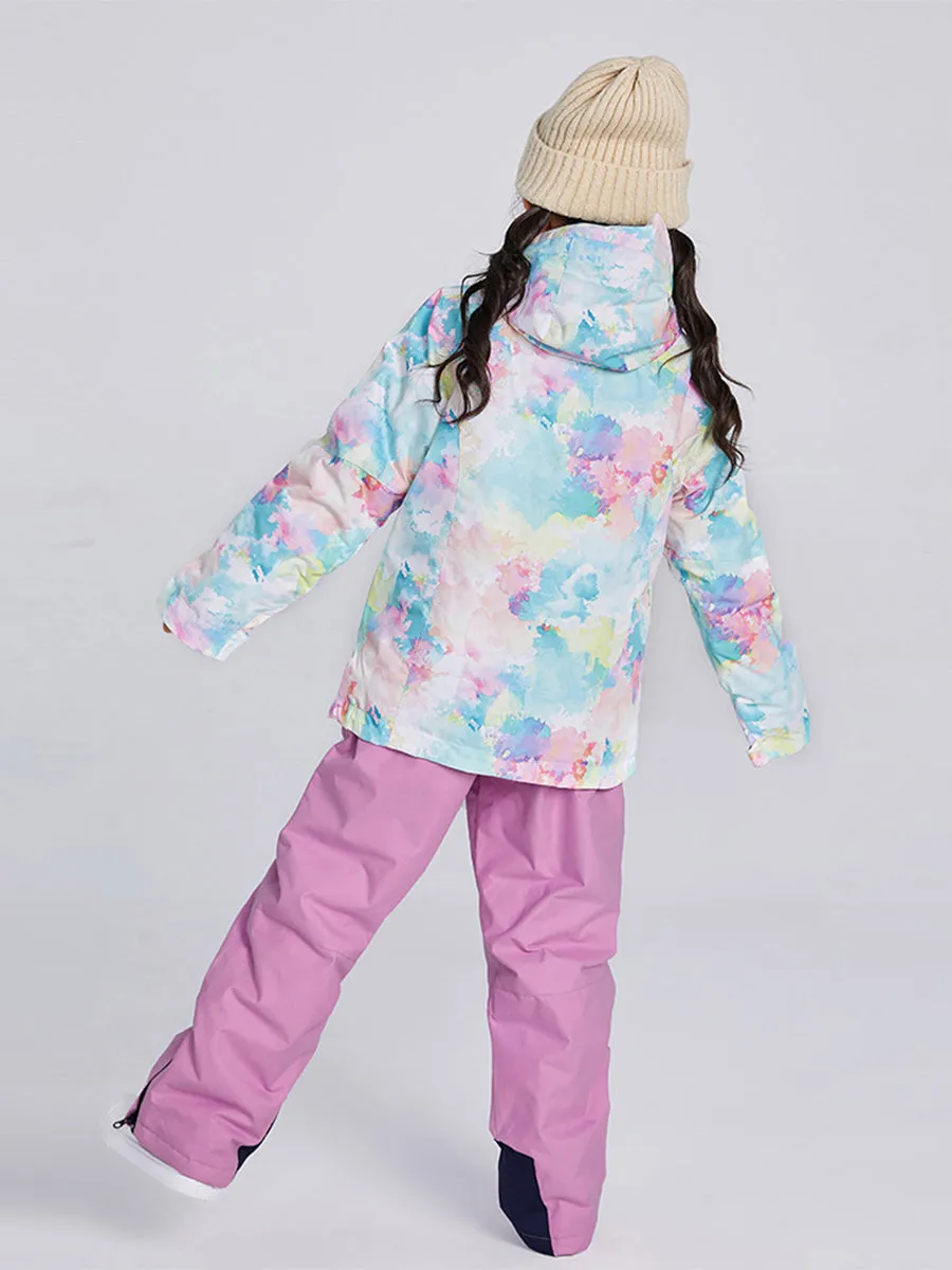 Yeefine Girls Colorful Winter Warm Snowboard Ski Jacket