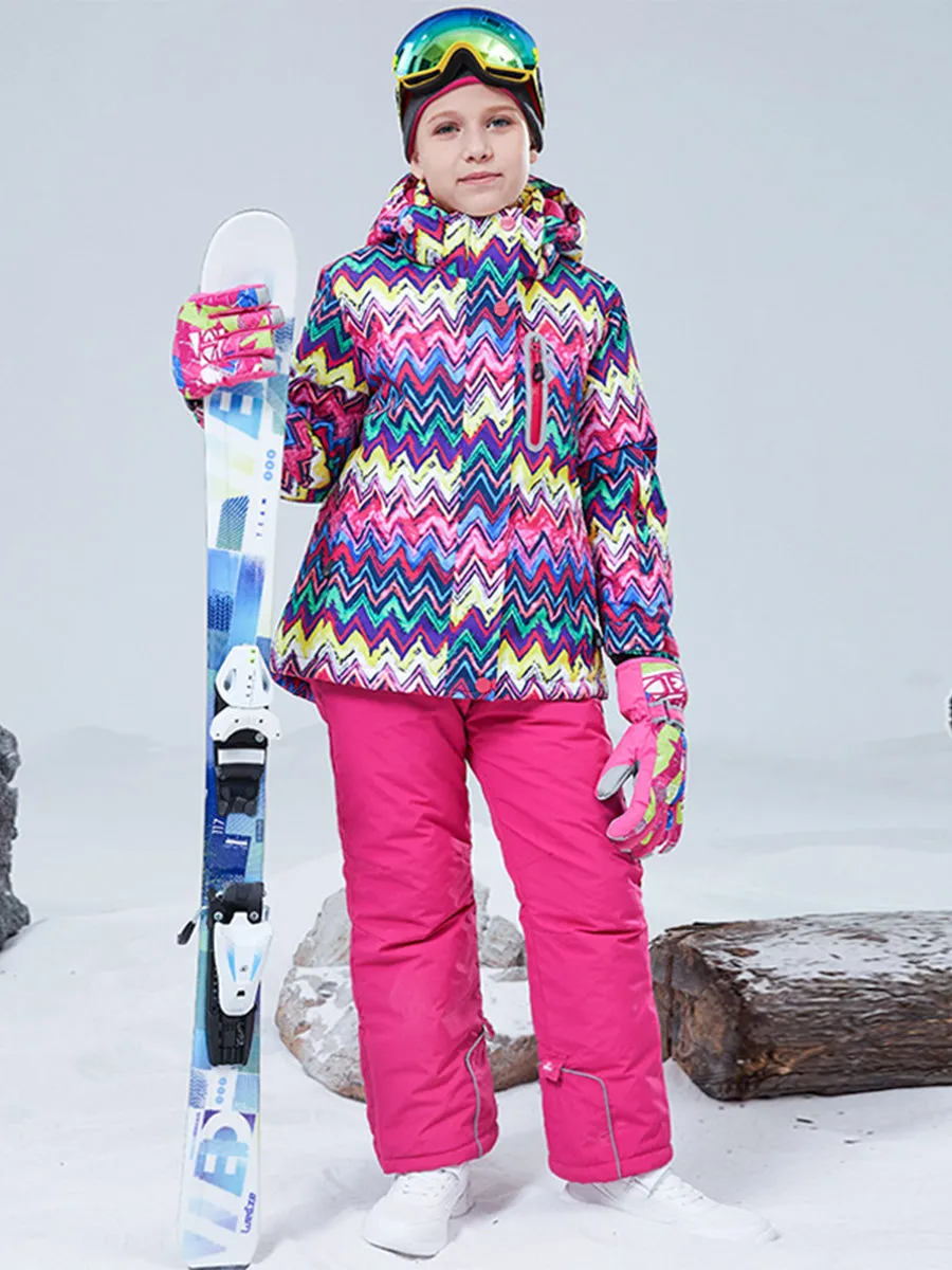 Yeefine Girls Windproof Waterproof Snowboard Ski Jacket (US 4 -US 16)