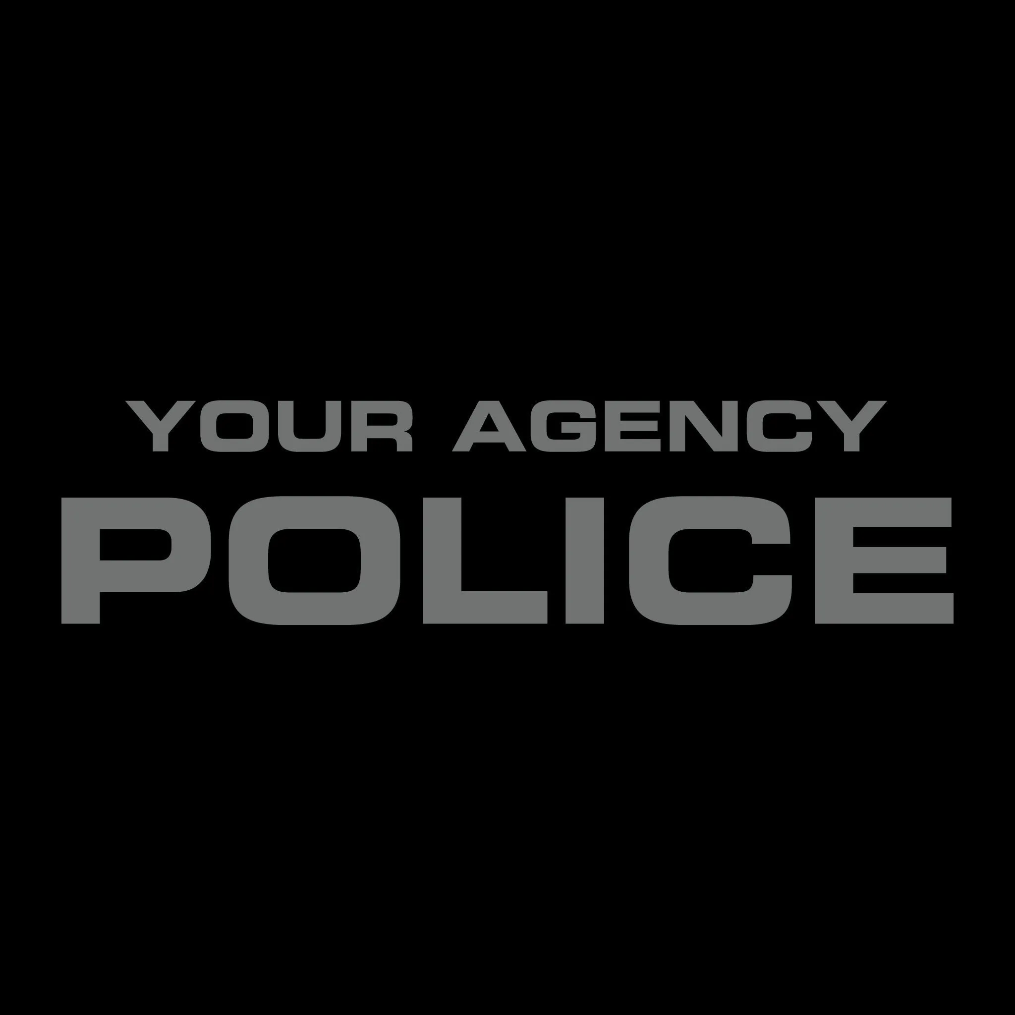 [YOUR AGENCY] POLICE Soft Shell Jacket